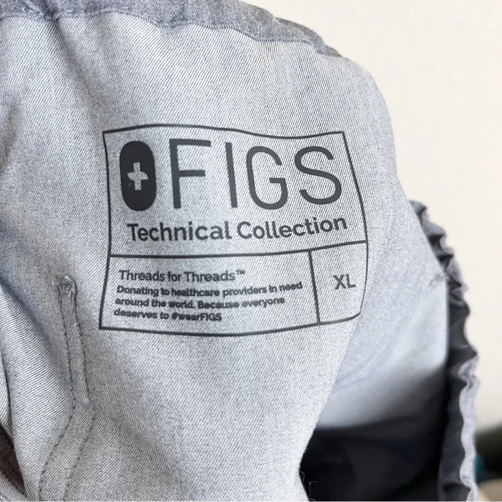 Figs Pisco Gray Scrub Pants Mens Size XL
